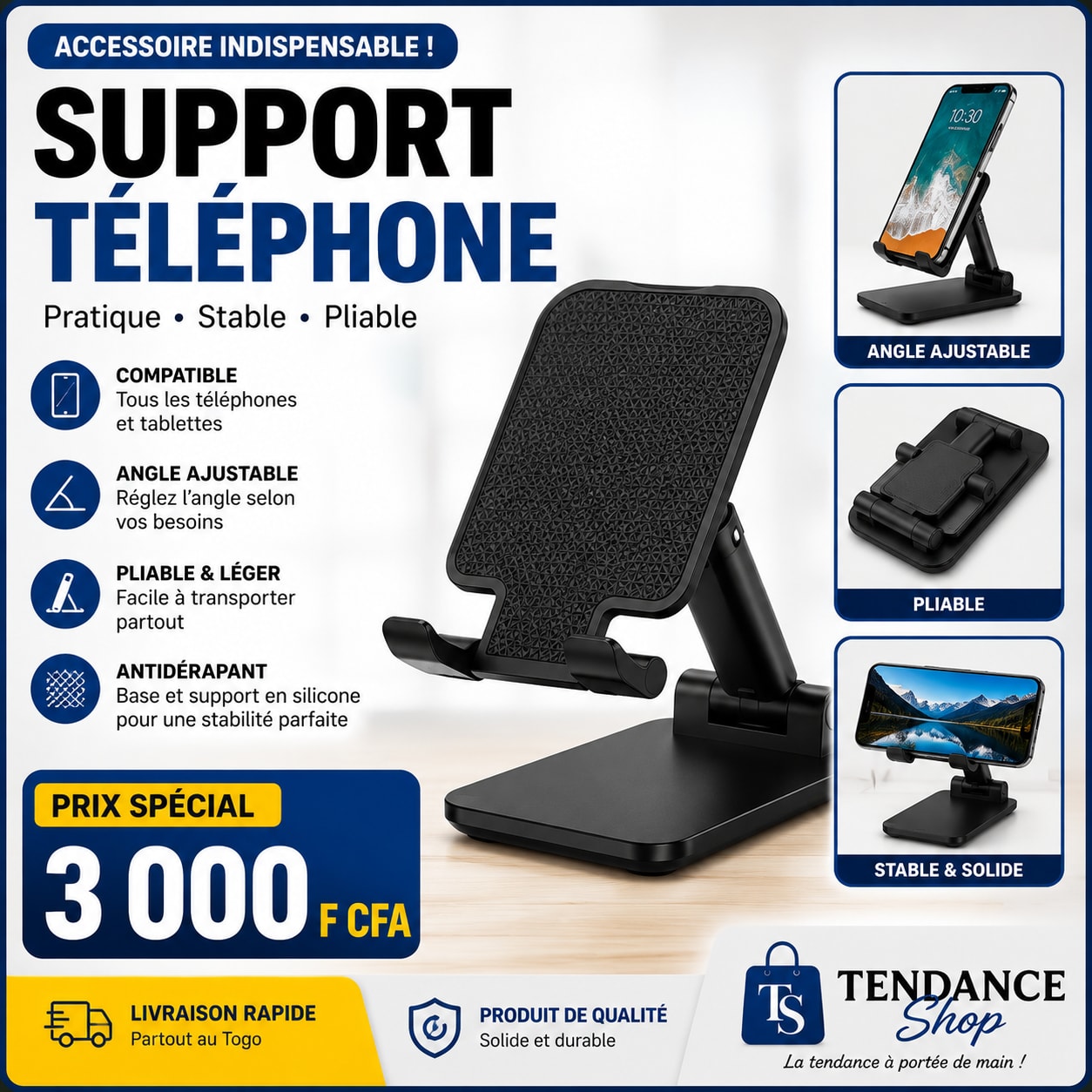 Support telephone