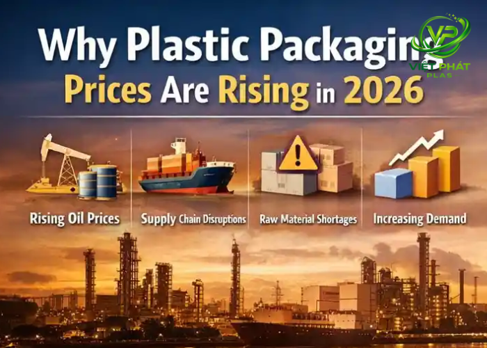 Tại sao gi&aacute; bao b&igrave; nhựa lại tăng mạnh trong năm 2026
