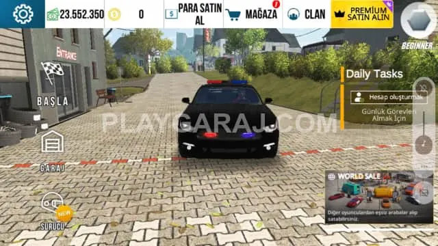 polis ışıklı
