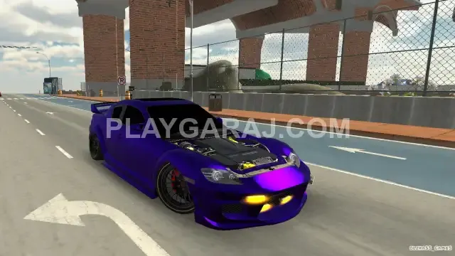 2000 hp'lik egzotik mor mazda rx8