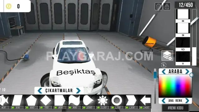 Beşiktaş Çizimli araba