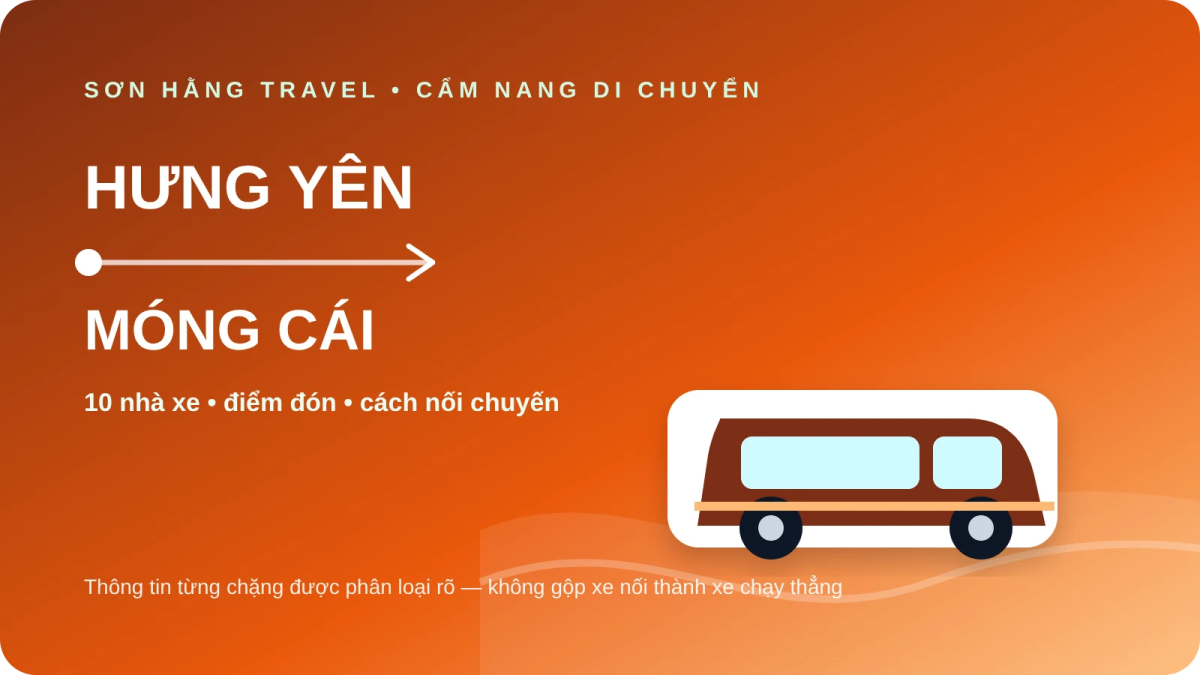 Xe Hưng Yên đi Móng Cái