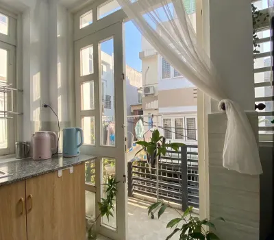 Studio ban công, full nội thất