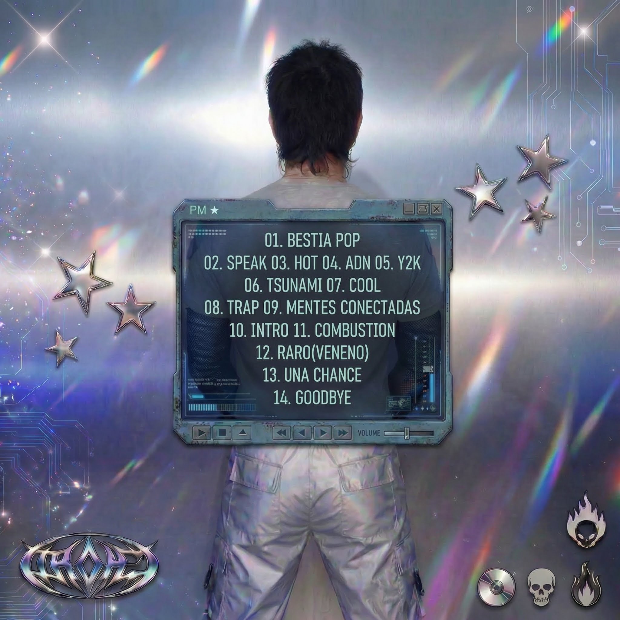 Bestia Pop CD - Contratapa