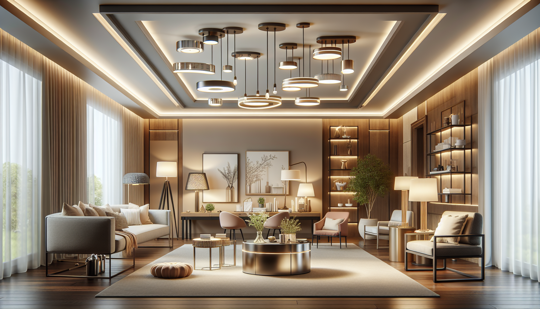 Какие потолочные светильники лучше для низких потолков