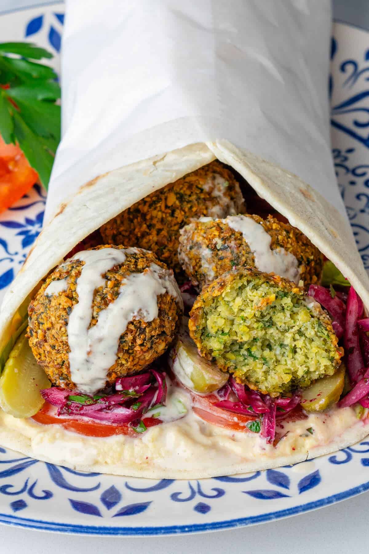 Wrap de falafel image