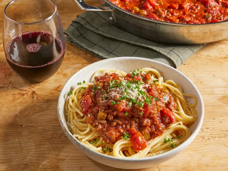 Spaghetti à la sauce viande image
