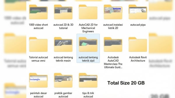 1300+ Video Tutorial AutoCAD