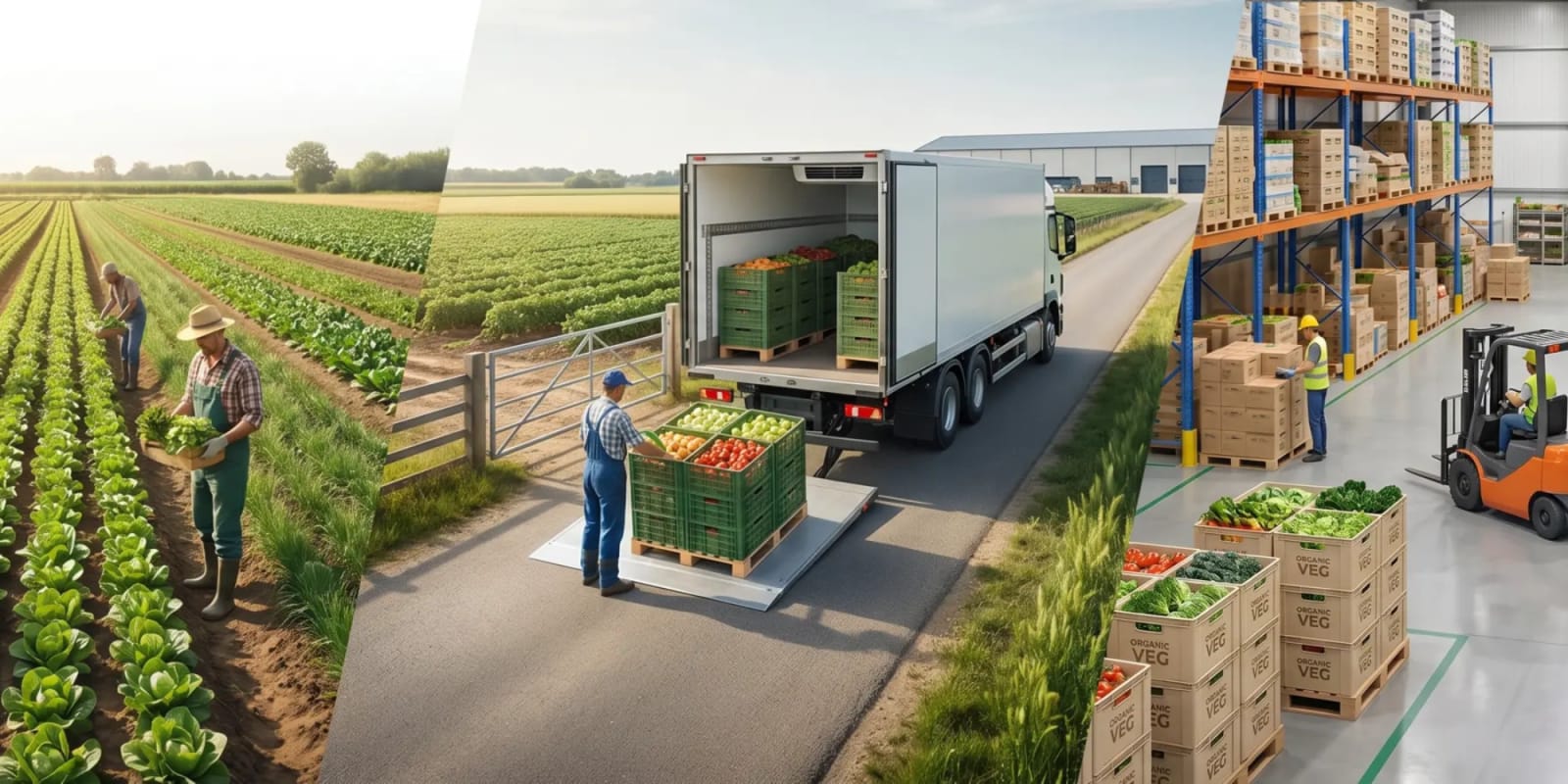 Farmer-to-Retailer Crop Trading: B2B Food Apps & Farm to Fork Logistics