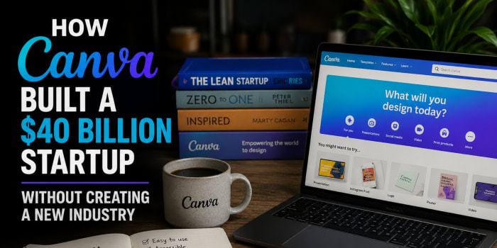 How Canva Built a $40 Billion Startup Without Creating a New Industry