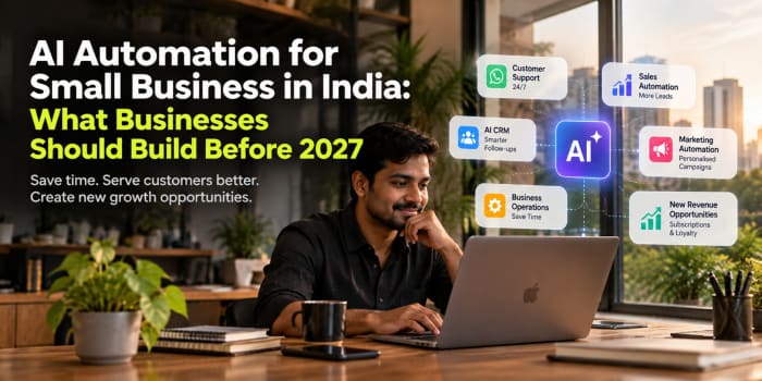 AI Automation for Small Business in India: What Businesses Should Build Before 2027