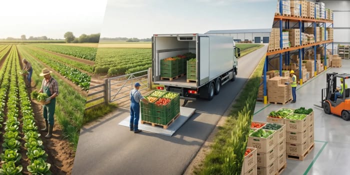 Farmer-to-Retailer Crop Trading: B2B Food Apps & Farm to Fork Logistics