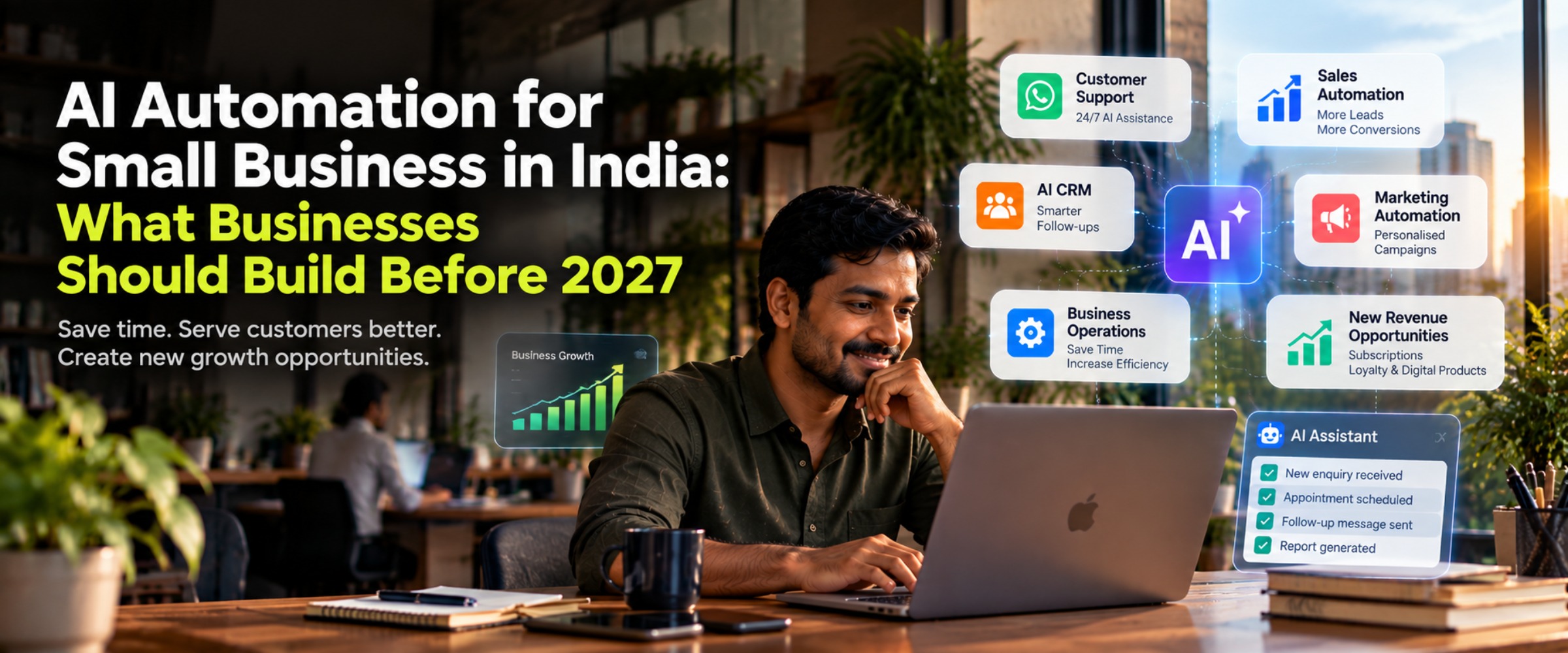 AI Automation for Small Business in India: What Businesses Should Build Before 2027