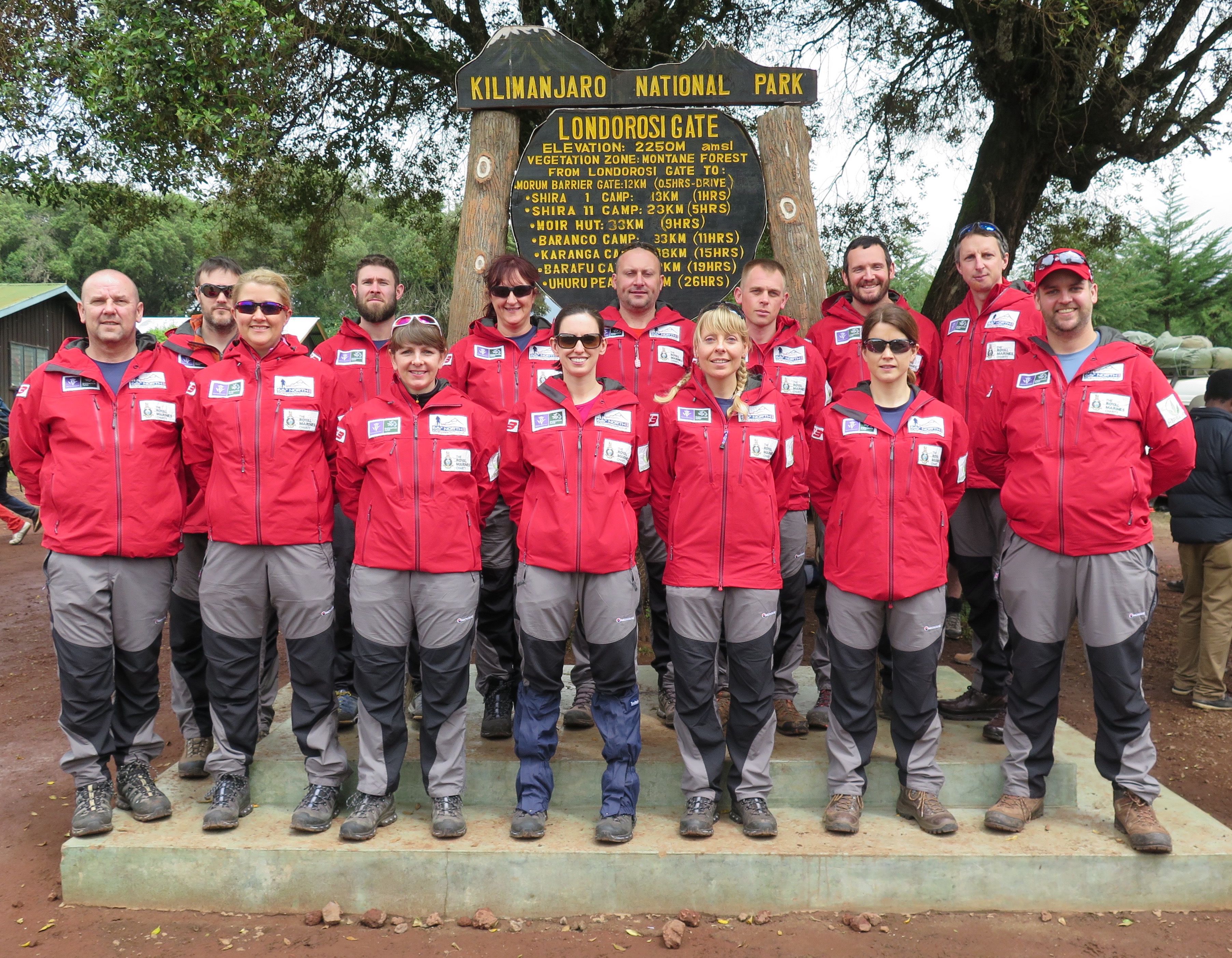 Conquering kili team