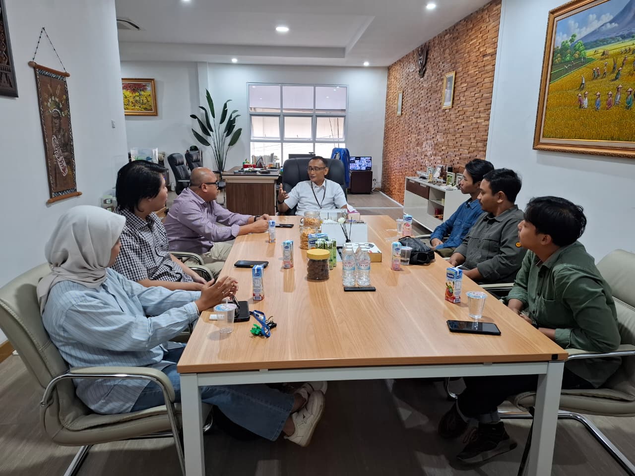 Audiensi dengan Pak Kakanwil DJPb Prov. Lampung