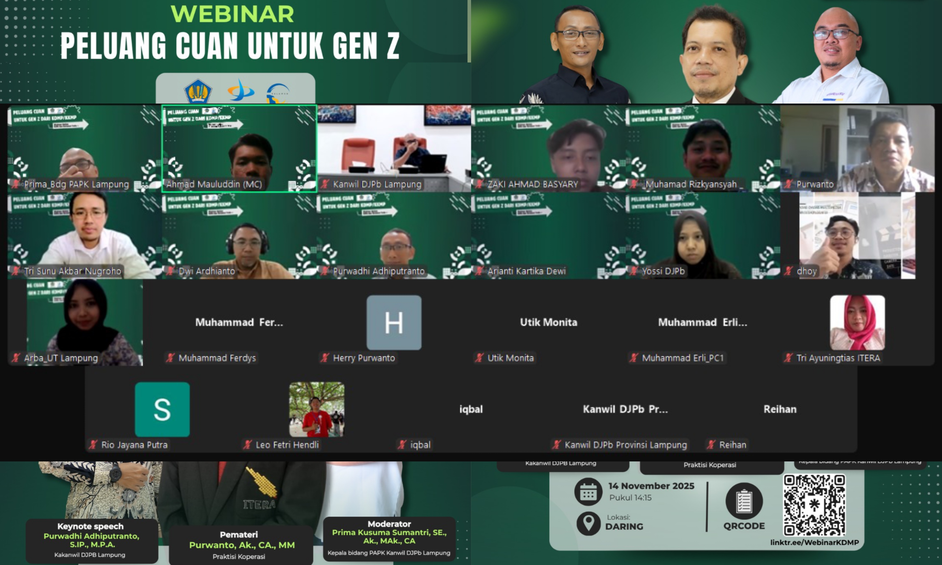 Webinar Peluang Cuan untuk Gen Z dari KDMP/KKMP