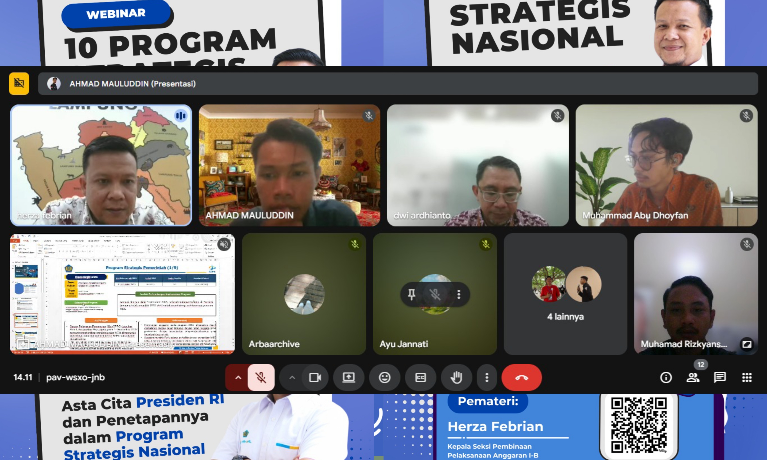 Webinar 10 Program Strategis Nasional