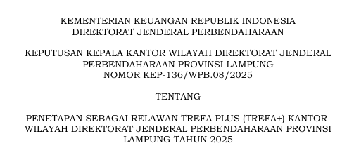 Pengukuhan Relawan Trefa+ 2025