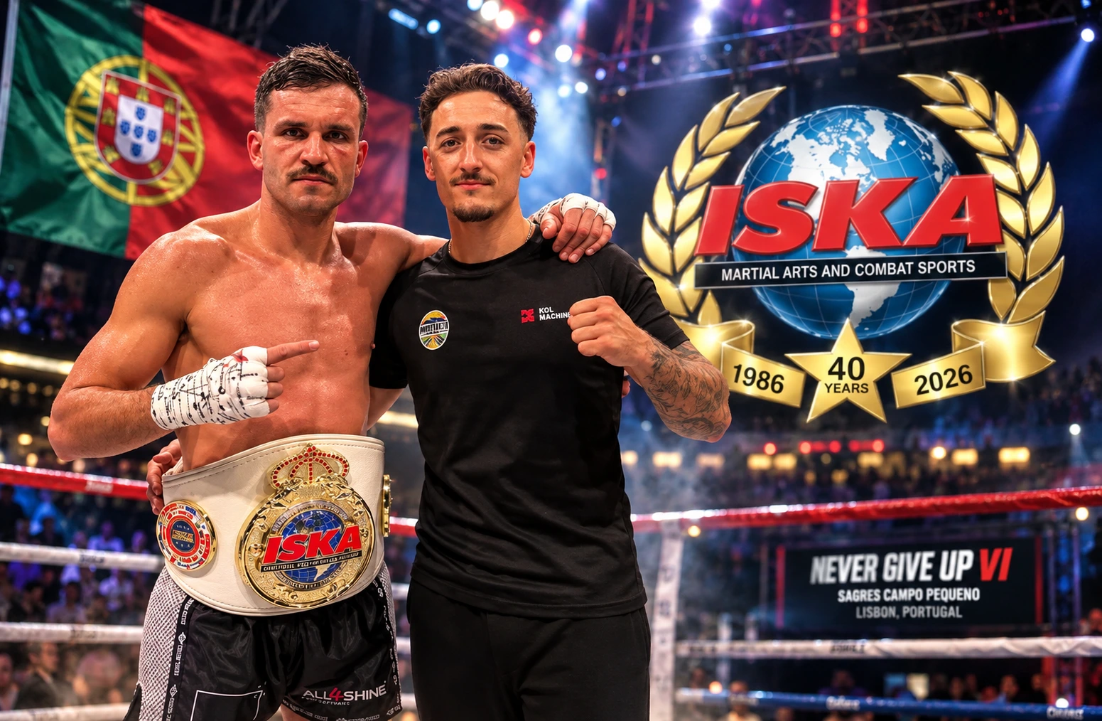 Rudi Mendes Captures ISKA European Title at NEVER GIVE UP VI in Portugal Rudi Mendes Captures ISKA European Title at NEVER GIVE UP VI in Portugal