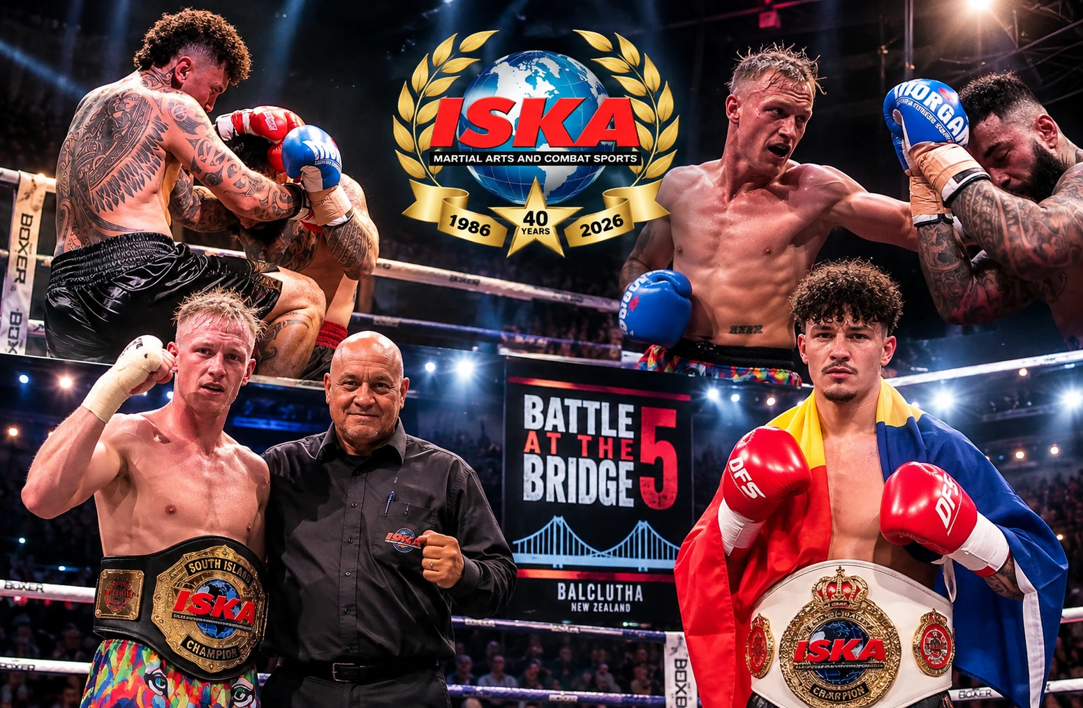 Shaun Spencer Retains ISKA South Island Title as Chase Hayley Battles to a Draw at Battle at The Bridge 5 Shaun Spencer Retains ISKA South Island Title as Chase Hayley Battles to a Draw at Battle at The Bridge 5