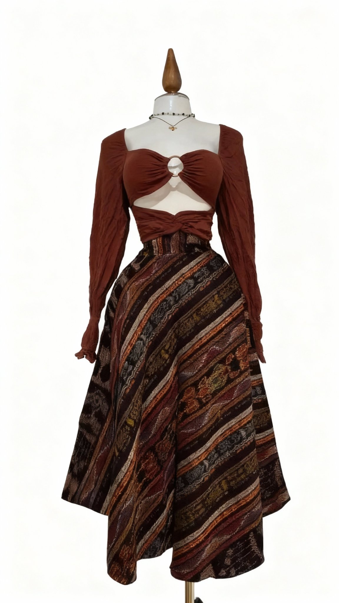 Modelo vistiendo la prenda (después)