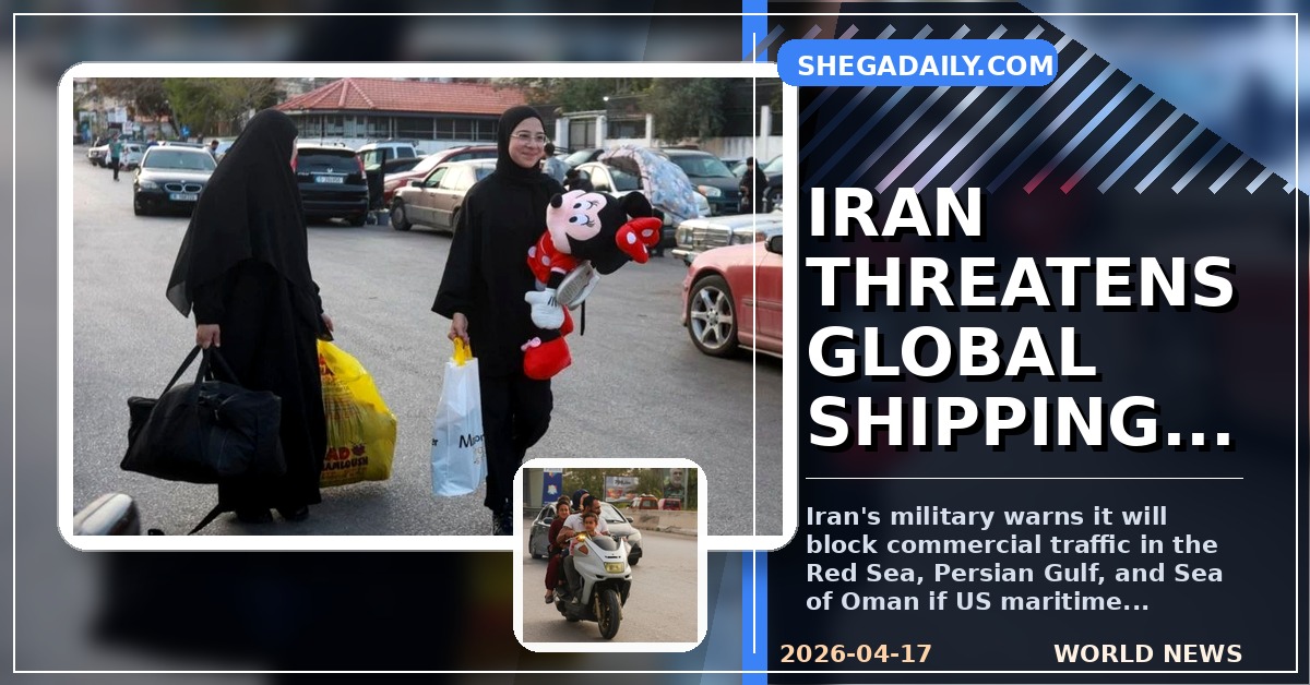 Iran Threatens Total Blockade of Key Global Waterways Amid US Sanctions