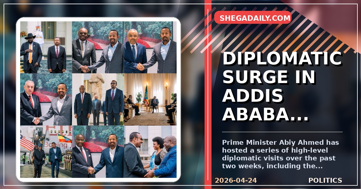 Diplomatic Hub: Ethiopia Hosts Wave of African Leaders and International Officials
