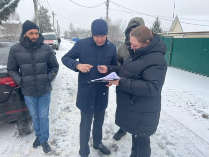 Депутат Тульской городской Думы проверил ремонт дороги в Хрущево