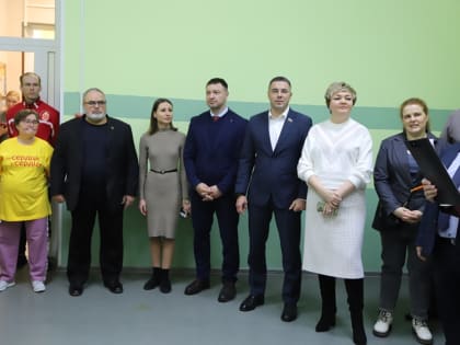 Алексей Эрк и Анастасия Дементьева приняли участие в открытии соревнований по адаптивному споту