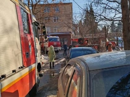 На проспекте Ленина в Туле при пожаре спасли пять человек
