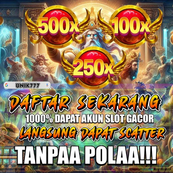 UNIK777 Daftar Situs Slot Online Gacor Link Slot Terpercaya Tahun Ini
