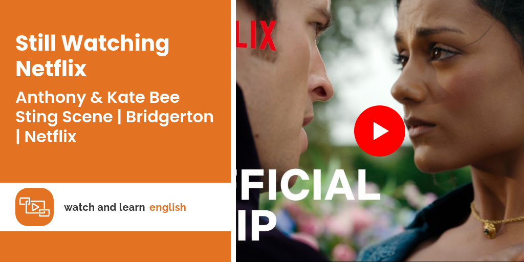 Watch and Learn - Anthony & Kate Bee Sting Scene | Bridgerton | Netflix