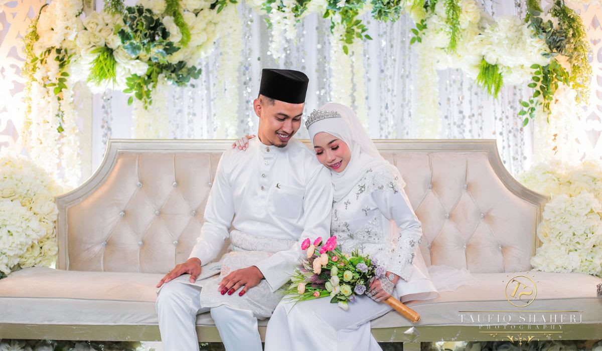 Malay wedding photo