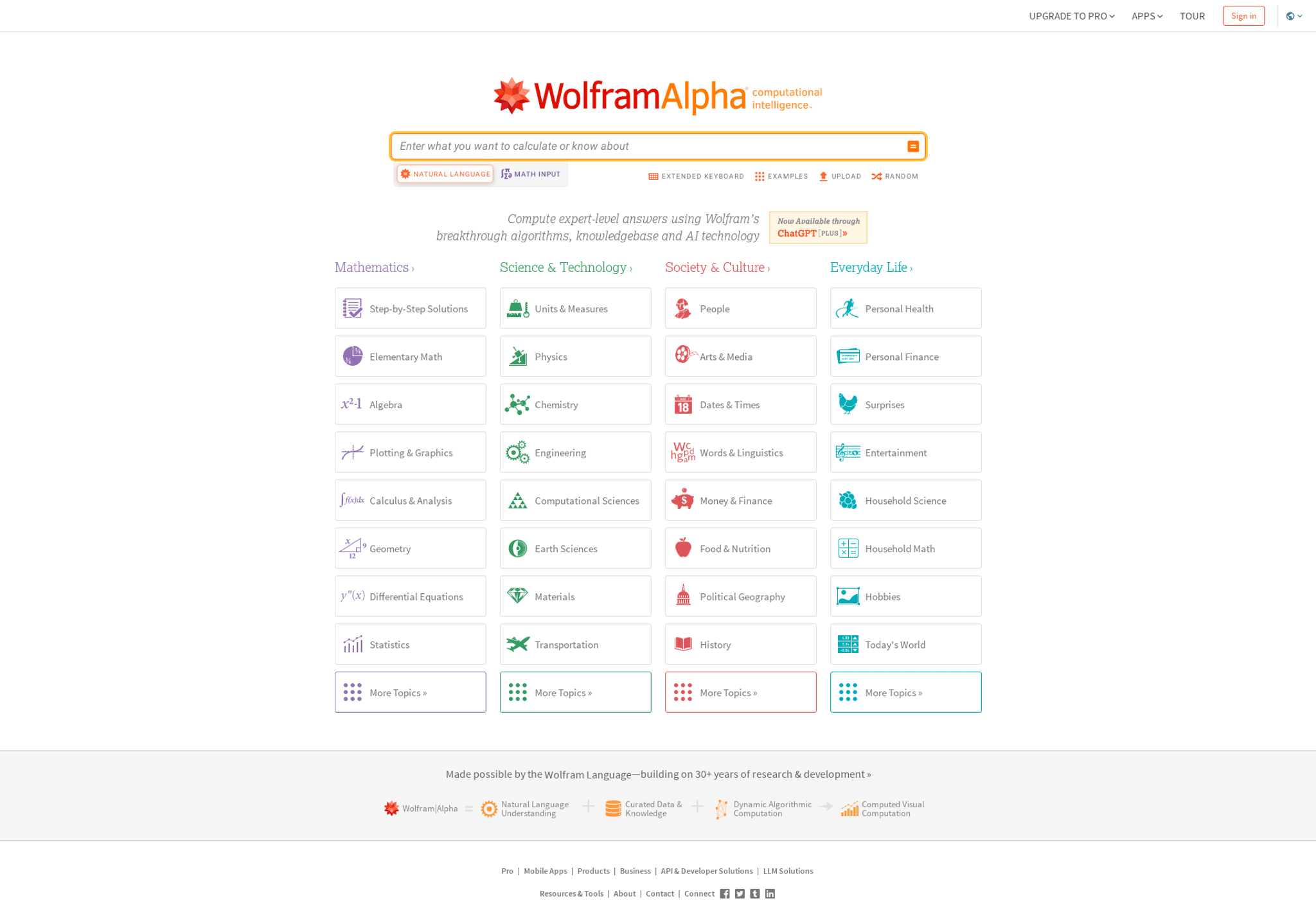 WolframAlpha | Aiscanner