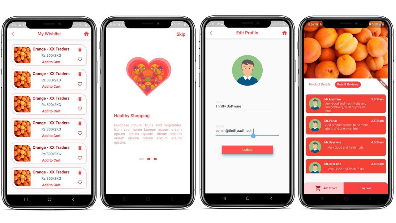 Flutter UI Kit for Ecommerce(Grocery App)