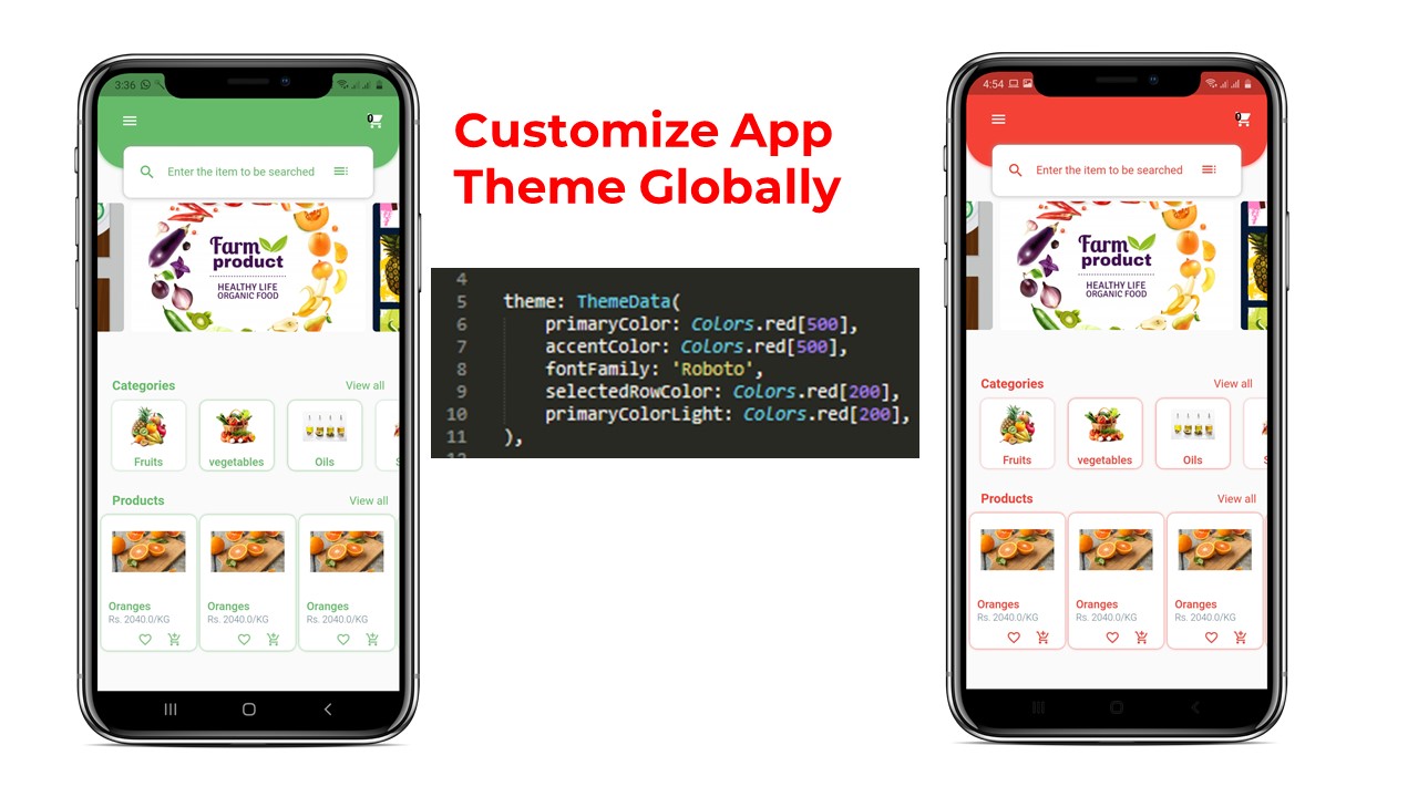 Flutter UI Kit for Ecommerce(Grocery App)