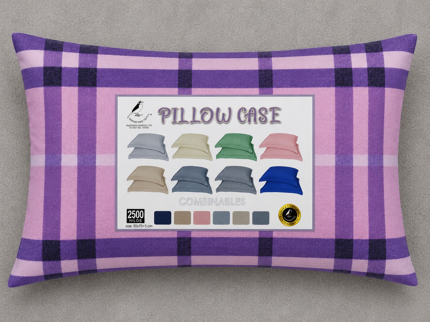 Purple Checkered