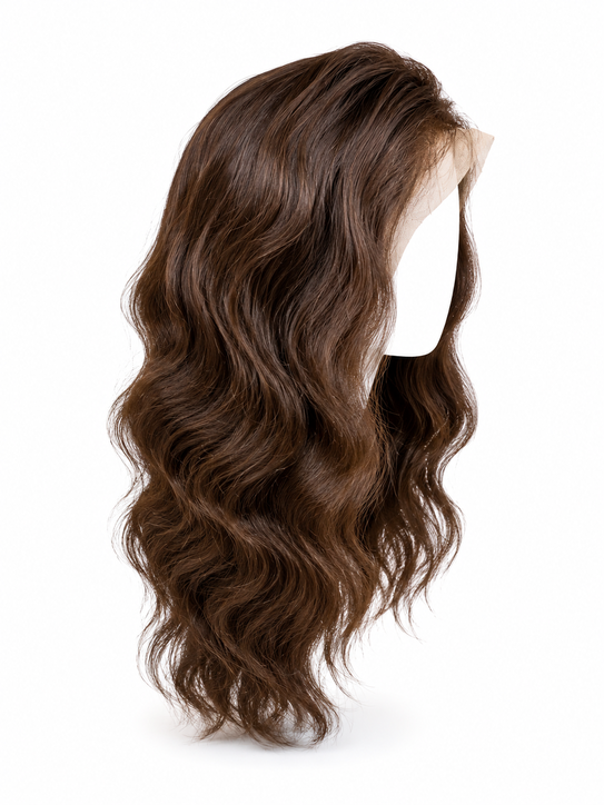 Chocolate Brown Body Wave Lace Front Wig