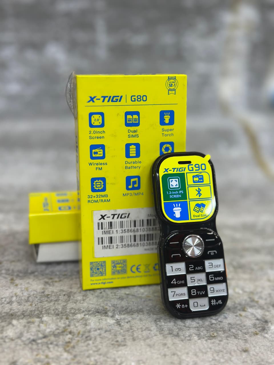 X-Tigi G80 Feature Phone – Dual SIM, Wireless FM & Torch