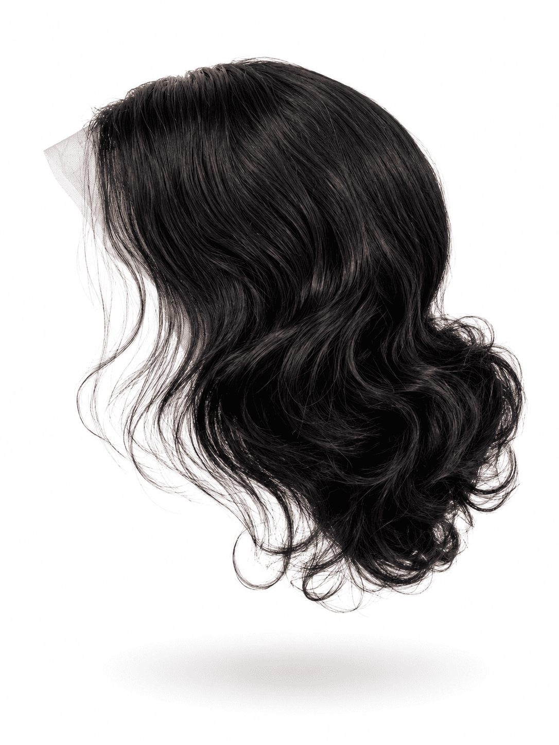 Black Wavy Lace Front Wig