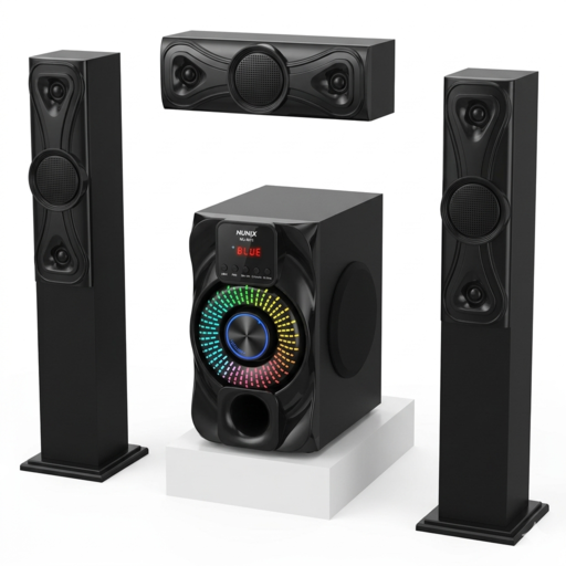 Nunix NU-M11 2.1CH Multimedia Tallboy Speaker System