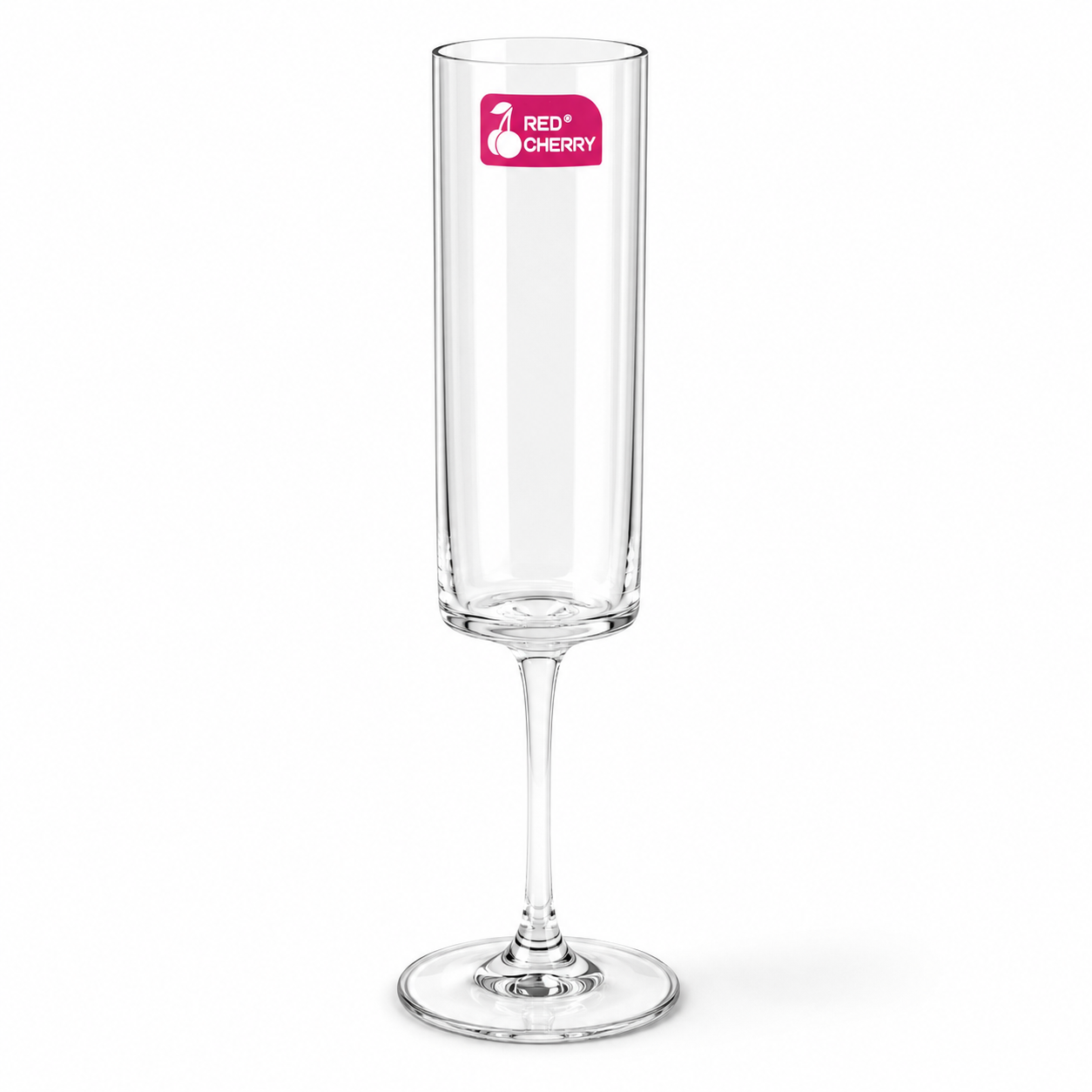 Red Cherry Champagne Flute Glass-(JG7719)