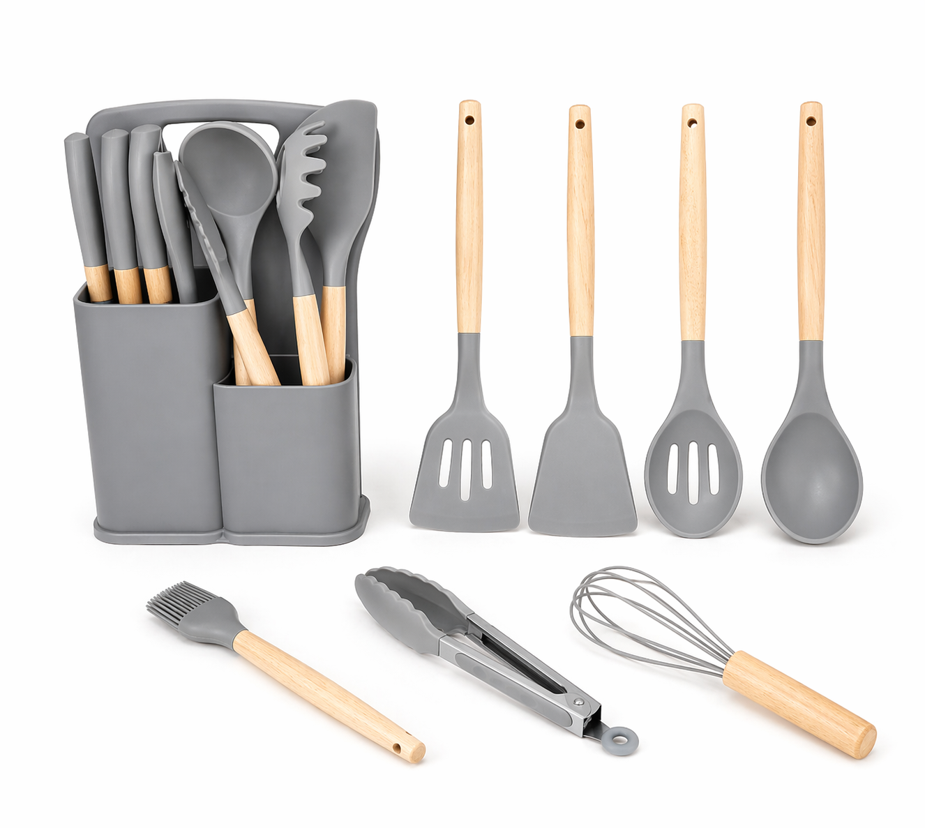 19 Piece Silicone Kitchen Utensil Set (XYSJ-0017)
