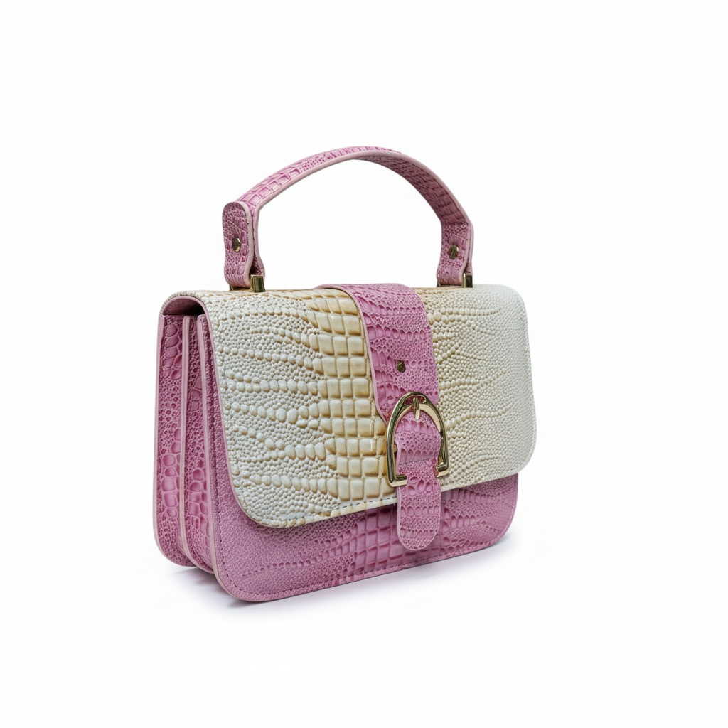 Two-Tone Luxe Ladies Handbag
