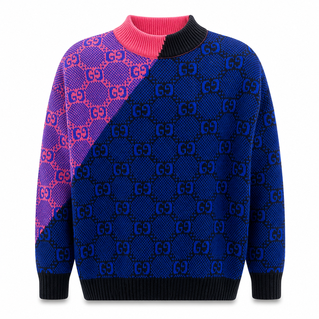 Unisex Designer Pattern Knit Sweater