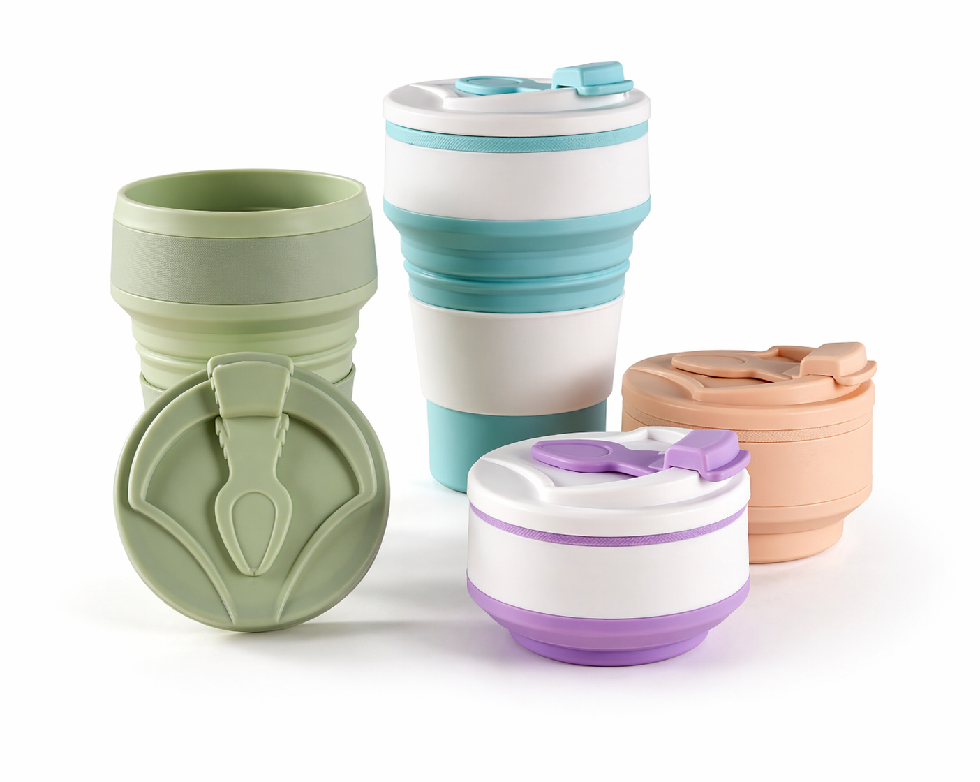 Collapsible Silicone Coffee & Travel Cup XYSJ-0036/37