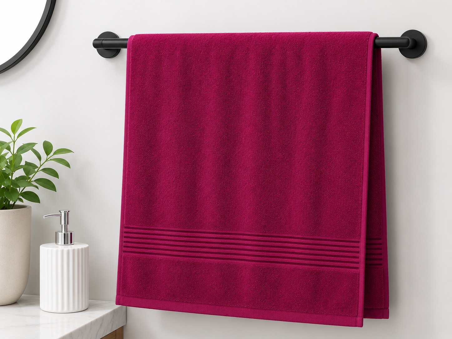 Luxury Colored Cotton Bath Towels