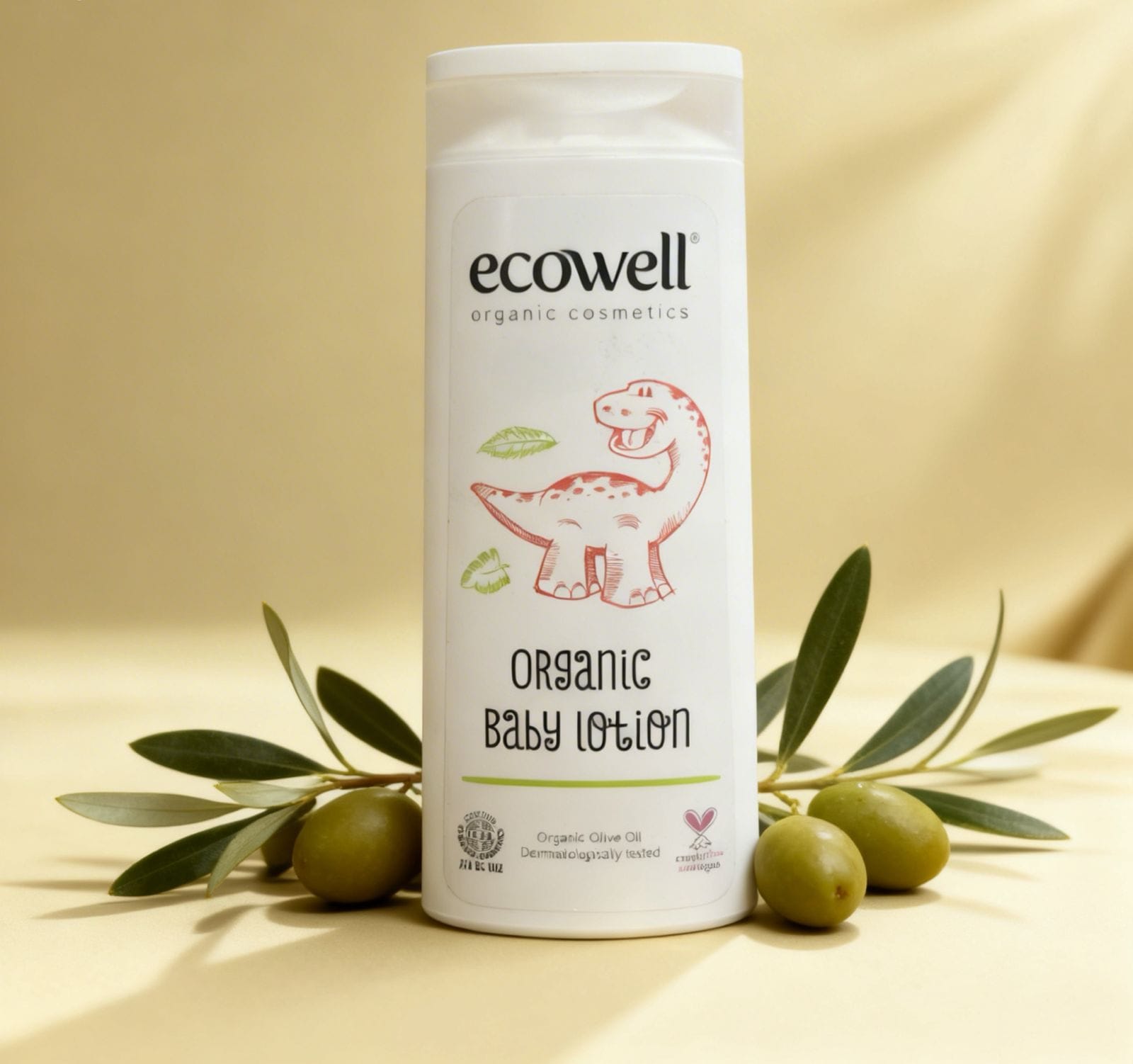 Ecowell Organic Baby Lotion – Nourishing Organic Olive Oil Skin Care