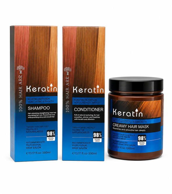 Keratin Hair Care 3-in-1 Set