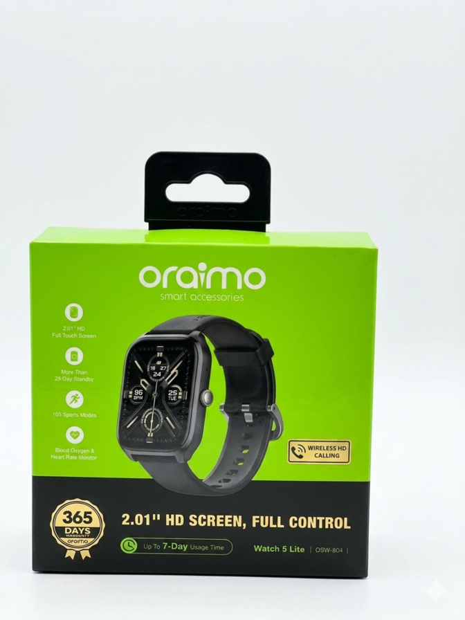 Oraimo Watch 5 Lite Smartwatch (OSW-804)